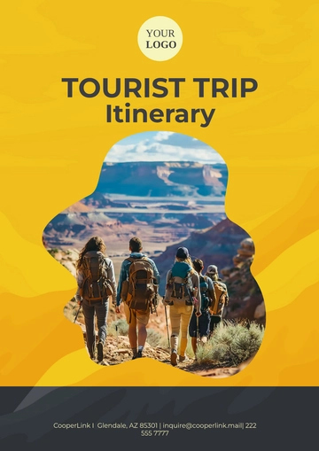 Free dTourist Trip Itinerary Template to Edit Online