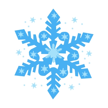 Free Frozen Snowflake Clipart to Edit Online