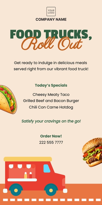 Free Food Truck Banner Template to Edit Online Free Food Truck Banner Template to Edit Online