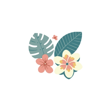 Free Tropical Flowers Clipart to Edit Online