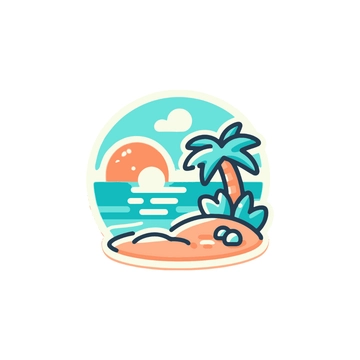 Free Tropical Beach Clipart to Edit Online