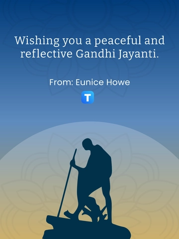 Free Gandhi Jayanti Day Template to Edit Online