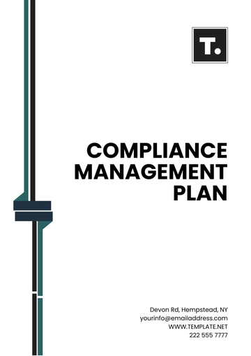 Free Compliance Management Plan Template to Edit Online