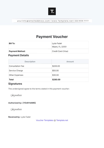 Free Payment Voucher Template to Edit Online