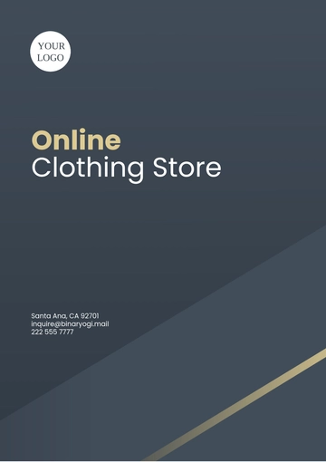 Free Online Clothing Store Layout Template to Edit Online