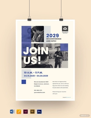 Creative HR Poster Template
