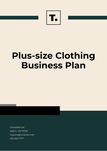 Free Plus-size Clothing Business Plan Template to Edit Online