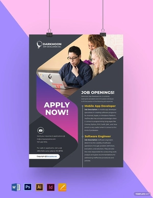 Simple HR Poster Template