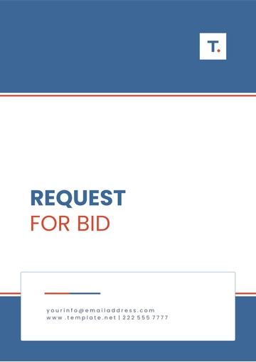 Free Request for Bid Template to Edit Online