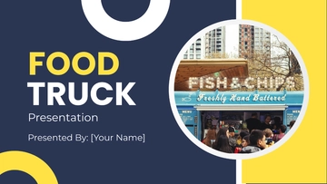 Free Food Truck Presentation Template to Edit Online