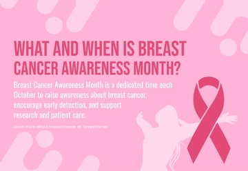 Free What and When is Breast Cancer Awareness Month? Template to Edit Online Free What and When is Breast Cancer Awareness Month? Template to Edit Online