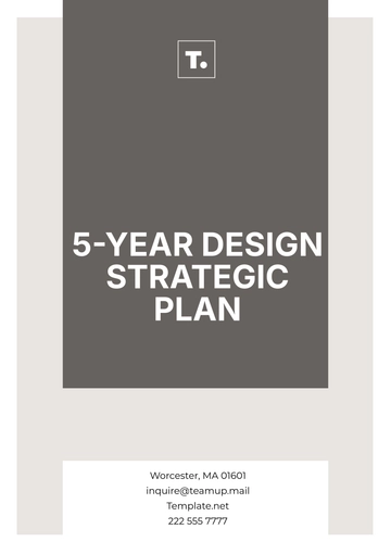 Free 5-Year Design Strategic Plan Template to Edit Online
