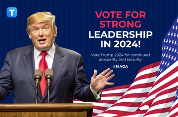 Free Vote For Donald Trump Template to Edit Online