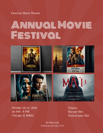 Free Festival Flyer Template to Edit Online