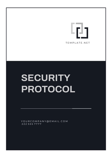 Free Simple Security Protocol Template to Edit Online
