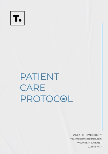 Free Patient Care Protocol Template to Edit Online