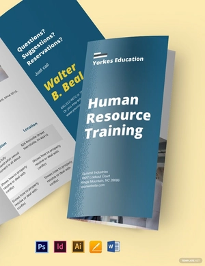 HR Training Brochure Template