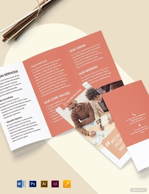 HR Management Brochure Template