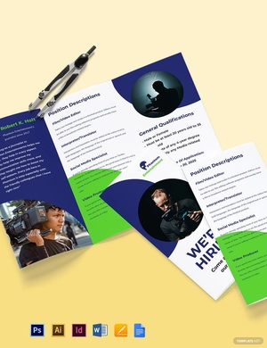 We're Hiring Brochure Template