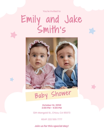 Free Baby Shower Flyer Template to Edit Online