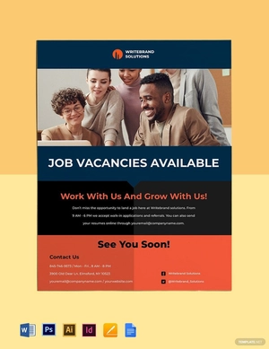 Job Vacancy Flyer Template