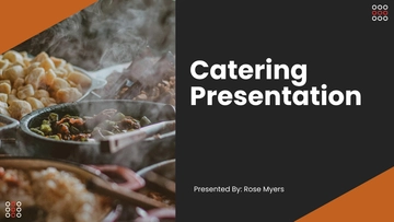 Free Catering Presentation Template to Edit Online