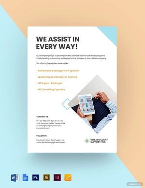 HR Services Flyer Template