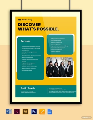 HR Consulting Flyer Template