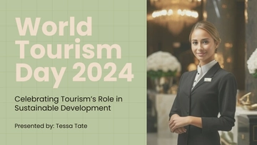 Free World Tourism Day Presentation Template to Edit Online Free World Tourism Day Presentation Template to Edit Online