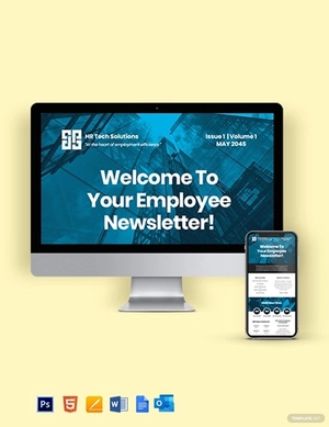 Basic HR Newsletter Template