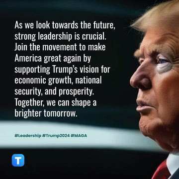 Free Trump LinkedIn Post Template to Edit Online