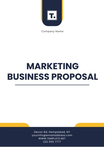 Free Marketing Business Proposal Template to Edit Online