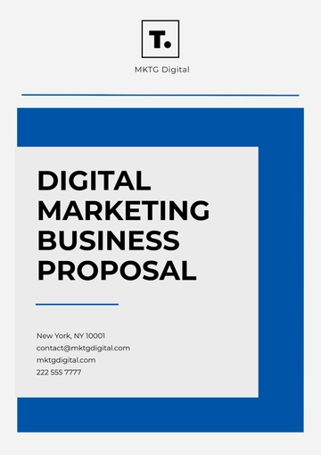 Free Digital Marketing Business Proposal Template to Edit Online