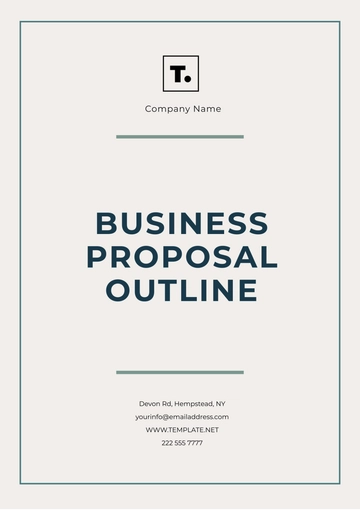 Free Business Proposal Outline Template to Edit Online