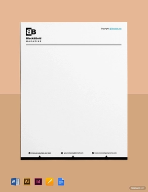 Blank HR Letterhead Template