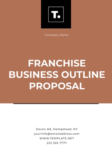 Free Franchise Business Outline Proposal Template to Edit Online