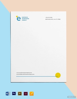 Employment Agency Letterhead Template