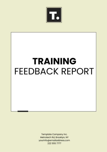 Free Training Feedback Report Template to Edit Online