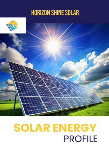 Free Solar Energy Profile Template to Edit Online