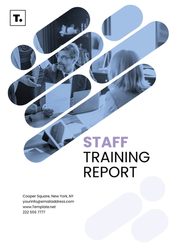 Free Staff Training Report Template to Edit Online