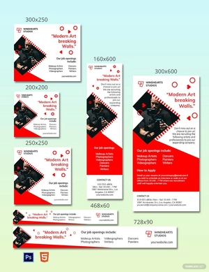 Job Recruitment Banner Template