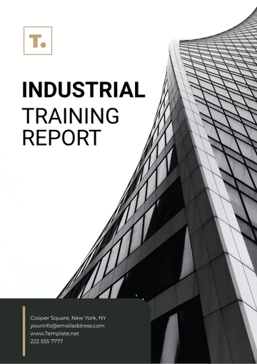 Free Industrial Training Report Template to Edit Online