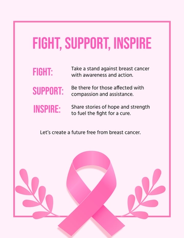 Free Breast Cancer Awareness Campaign Template to Edit Online Free Breast Cancer Awareness Campaign Template to Edit Online