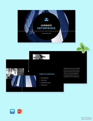 Modern HR Presentation Template