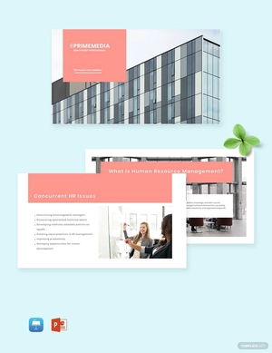 HR Development Plan Presentation Template