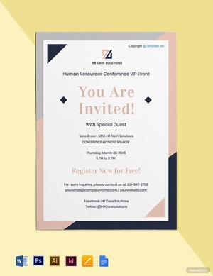 Simple HR Invitation Template