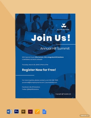Modern HR Invitation Template