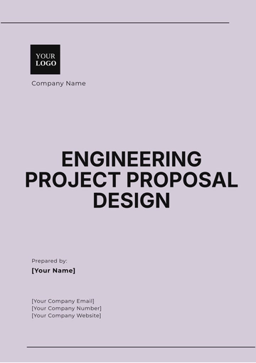 Free Engineering Project Proposal Design Template to Edit Online