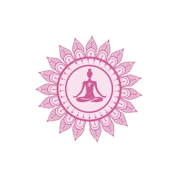 Free Yoga Mandala Clipart to Edit Online