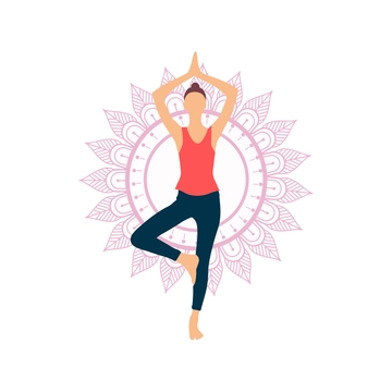 Free Yoga Pose Icon Clipart to Edit Online